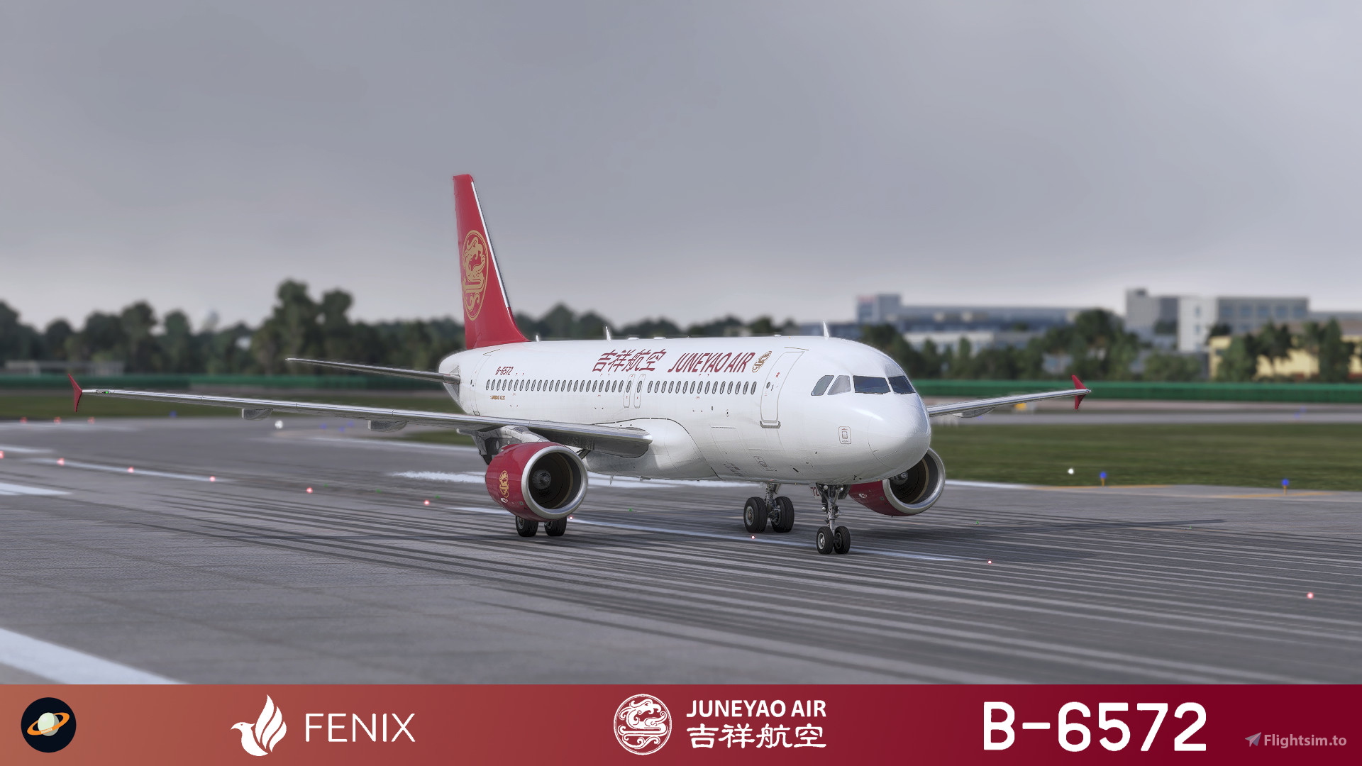 Fenix A320 [v2]- CFM Juneyao Air 吉祥航空B-6572 / B-8408 (Sharklet