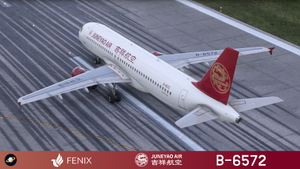 Fenix A320 [v2]- CFM Juneyao Air 吉祥航空 B-6572 / B-8408 (Sharklet) with cabin thumbnail 8