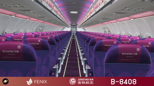 Fenix A320 [v2]- CFM Juneyao Air 吉祥航空 B-6572 / B-8408 (Sharklet) with cabin thumbnail 10