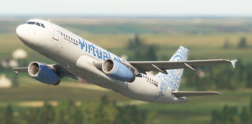 Fenix A320 Virtual Skies operated by Airgerman [8K]