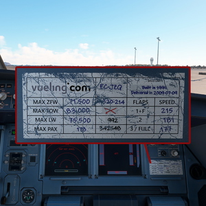 Fenix A320 | Vueling 50 million passengers EC-JZQ| 8k + Cockpit Decals + Cabin thumbnail 4