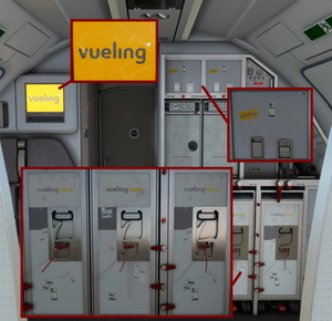 Fenix A320 | Vueling 50 million passengers EC-JZQ| 8k + Cockpit Decals + Cabin thumbnail 5