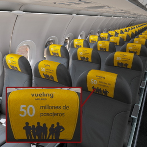 Fenix A320 | Vueling 50 million passengers EC-JZQ| 8k + Cockpit Decals + Cabin thumbnail 6