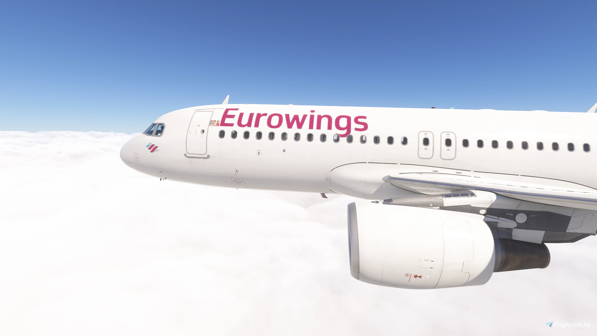 Fenix A320 v2  /w cabin Eurowings Europe Fleet [8K] - Image 1