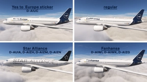 Fenix A320 /w cabin complete Lufthansa new Fleet (+ Fanhansa, Yes to Europe, Star Alliance) [8K] thumbnail 4