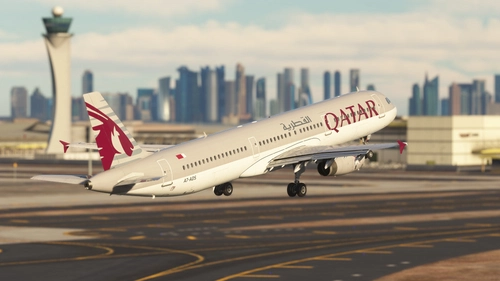 Fenix A321  IAE Qatar Airways A7-ADS 8K & 4K