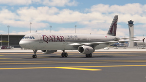Fenix A321  IAE Qatar Airways A7-ADS 8K & 4K thumbnail 2