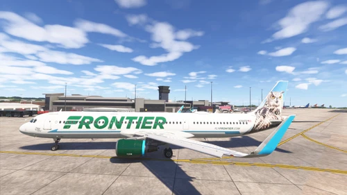 Fenix A321 BFU CFM Frontier N701FR "Otto the Owl" livery for MSFS2024