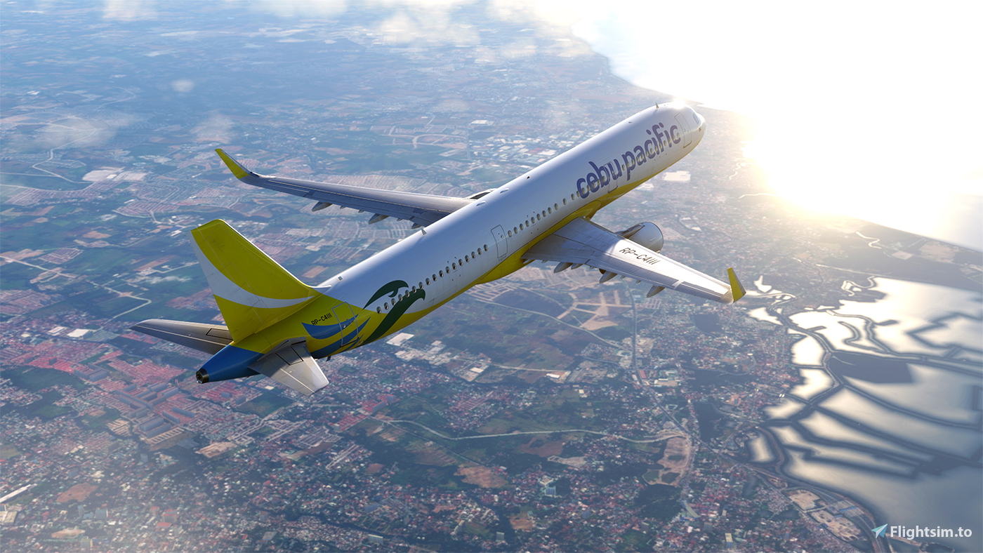 MSFS 2024 Fenix A321 SL Cebu Pacific Air RP-C4111 with Cabin Interior ...