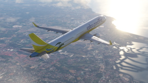 MSFS 2024 Fenix A321 SL Cebu Pacific Air RP-C4111 with Cabin Interior  8K thumbnail 7