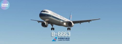 Fenix A321 - CFM-China Southern  with  cabin  中国南方航空   B-6663 -8k（TwoClass）