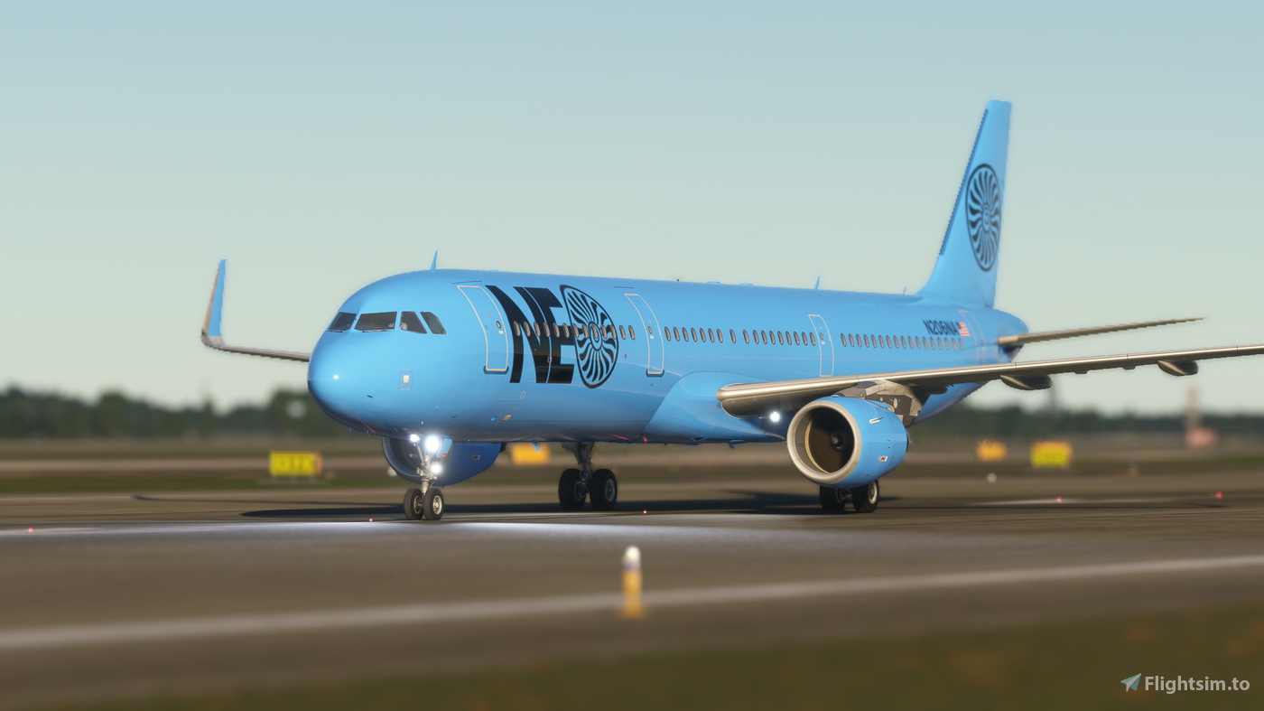 Fenix A321 CFM SL Neo Air "Blue" Livery (N206NA) Custom Cabin (kinda ...