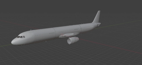 Fenix A321 [IAE]  [CFM] | Blender model | Ready to paint