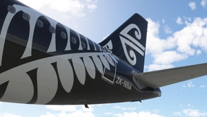 Fenix A321 Air New Zealand ZK-NNA 'All Black' 8K & 4K with Sharklets thumbnail 4