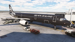 Fenix A321 Air New Zealand ZK-NNA 'All Black' 8K & 4K with Sharklets thumbnail 5