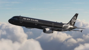 Fenix A321 Air New Zealand ZK-NNA 'All Black' 8K & 4K with Sharklets thumbnail 9