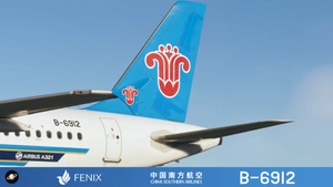 Fenix A321- IAE China Southern 中国南方航空 B-6912 with cabin 8K thumbnail 8