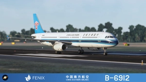 Fenix A321- IAE China Southern 中国南方航空 B-6912 with cabin 8K thumbnail 1
