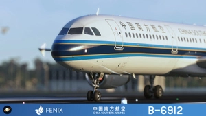 Fenix A321- IAE China Southern 中国南方航空 B-6912 with cabin 8K thumbnail 10