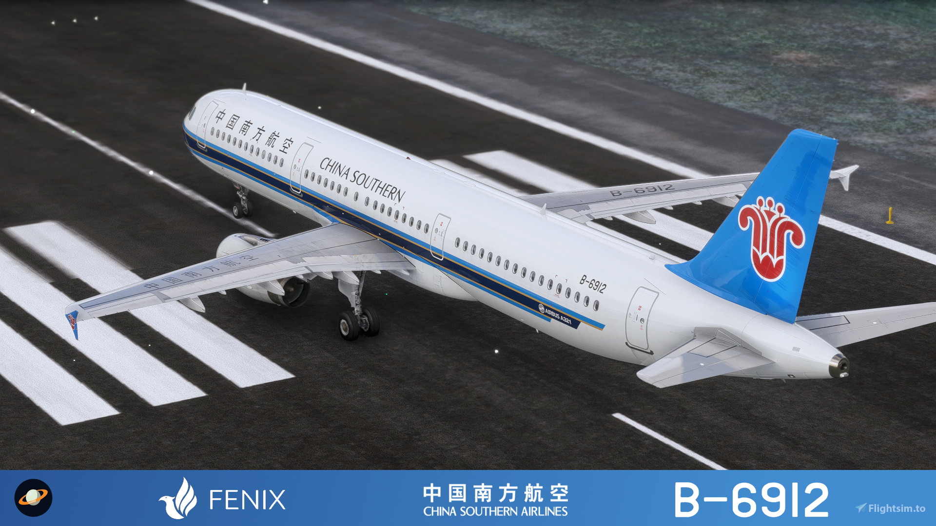 中国南方航空 A321｜Phoenix 1/400 1:400 Phoenix CHINA SOUTHERN AIRBUS A321 Passenger Aircraft