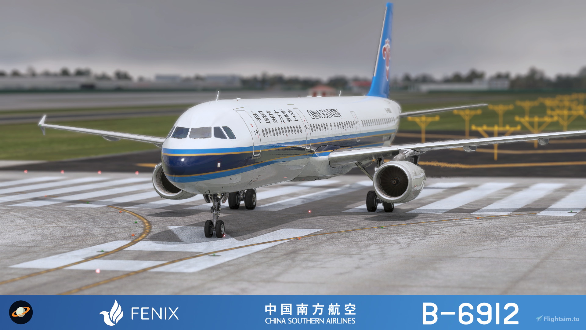 Fenix A321- IAE China Southern 中国南方航空B-6912 with cabin