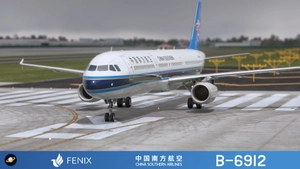Fenix A321- IAE China Southern 中国南方航空 B-6912 with cabin 8K thumbnail 3