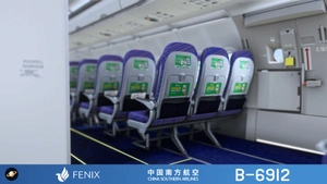 Fenix A321- IAE China Southern 中国南方航空 B-6912 with cabin 8K thumbnail 4