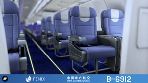 Fenix A321- IAE China Southern 中国南方航空 B-6912 with cabin 8K thumbnail 9