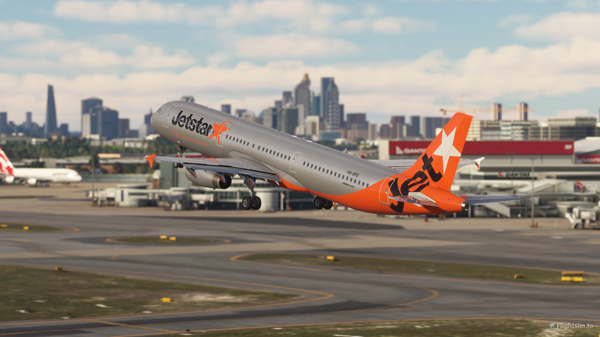 Fenix A321 Jetstar VH-OFE 8K & 4K with Sharklets - Aircraft