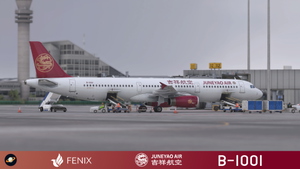 Fenix A321 - Juneyao Air 吉祥航空 B-1001 (IAE) / B-1645 (CFM) with cabin 8K thumbnail 4