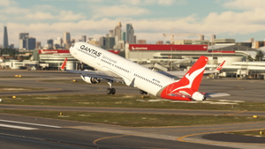 Fenix A321 Qantas 2016 VH-OGA 8K & 4K with Sharklets thumbnail 1