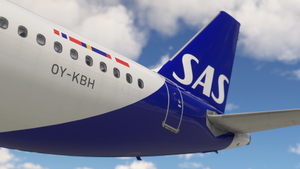 Fenix A321 IAE SAS Scandinavian Airlines OY-KBH 8K & 4K thumbnail 3