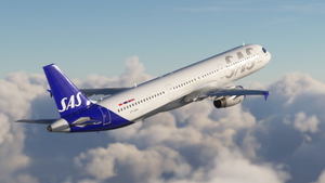 Fenix A321 IAE SAS Scandinavian Airlines OY-KBH 8K & 4K thumbnail 5