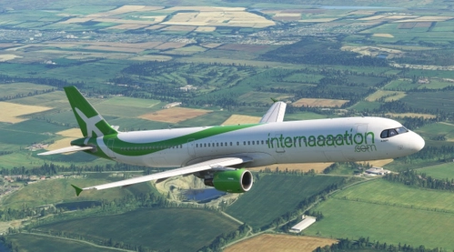[Fenix A321 CFM] Internation Airways 8K Livery + Cabin