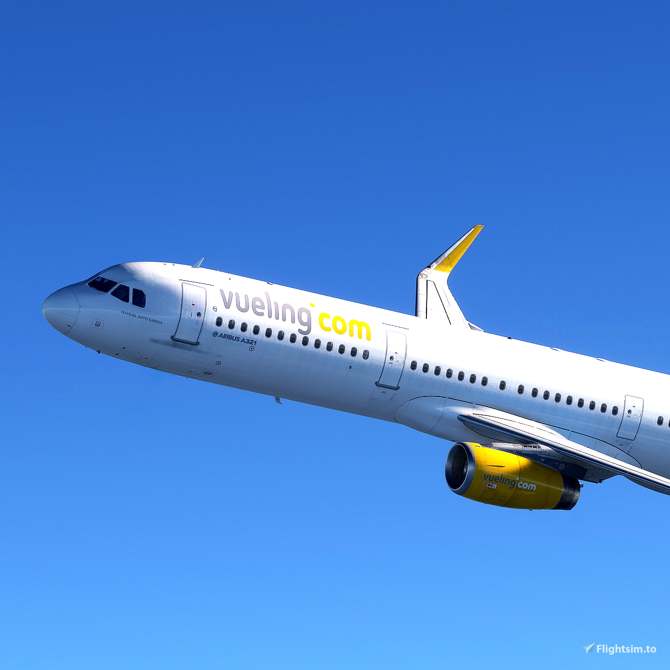 (2) Fenix A321 SL | Vueling EC-MOO | 8k + Cockpit Decals + Cabin for ...