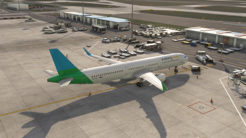 Fenix A321 SL | Vueling EC-NLY  ( Ex Level ) | 8k