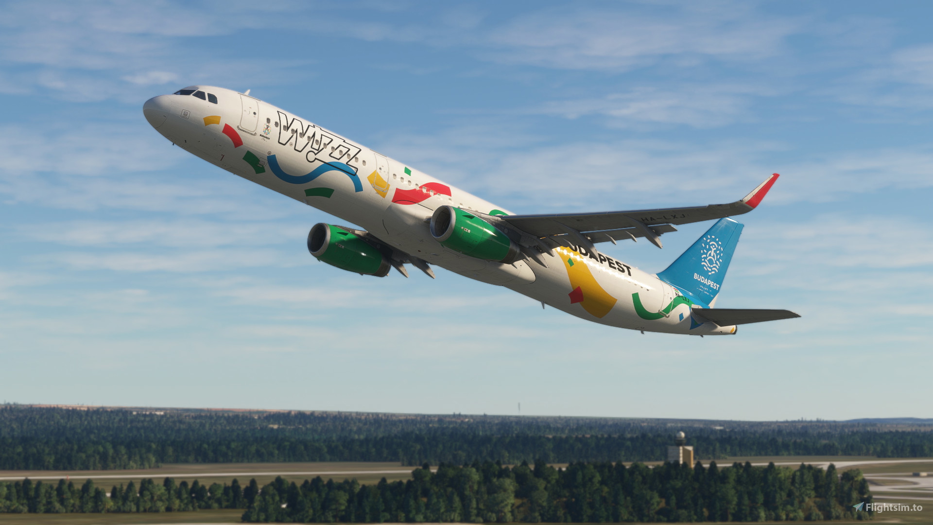 Fenix A321 - Wizz Air Hungary HA-LXJ Budapest Olympic Bid Special