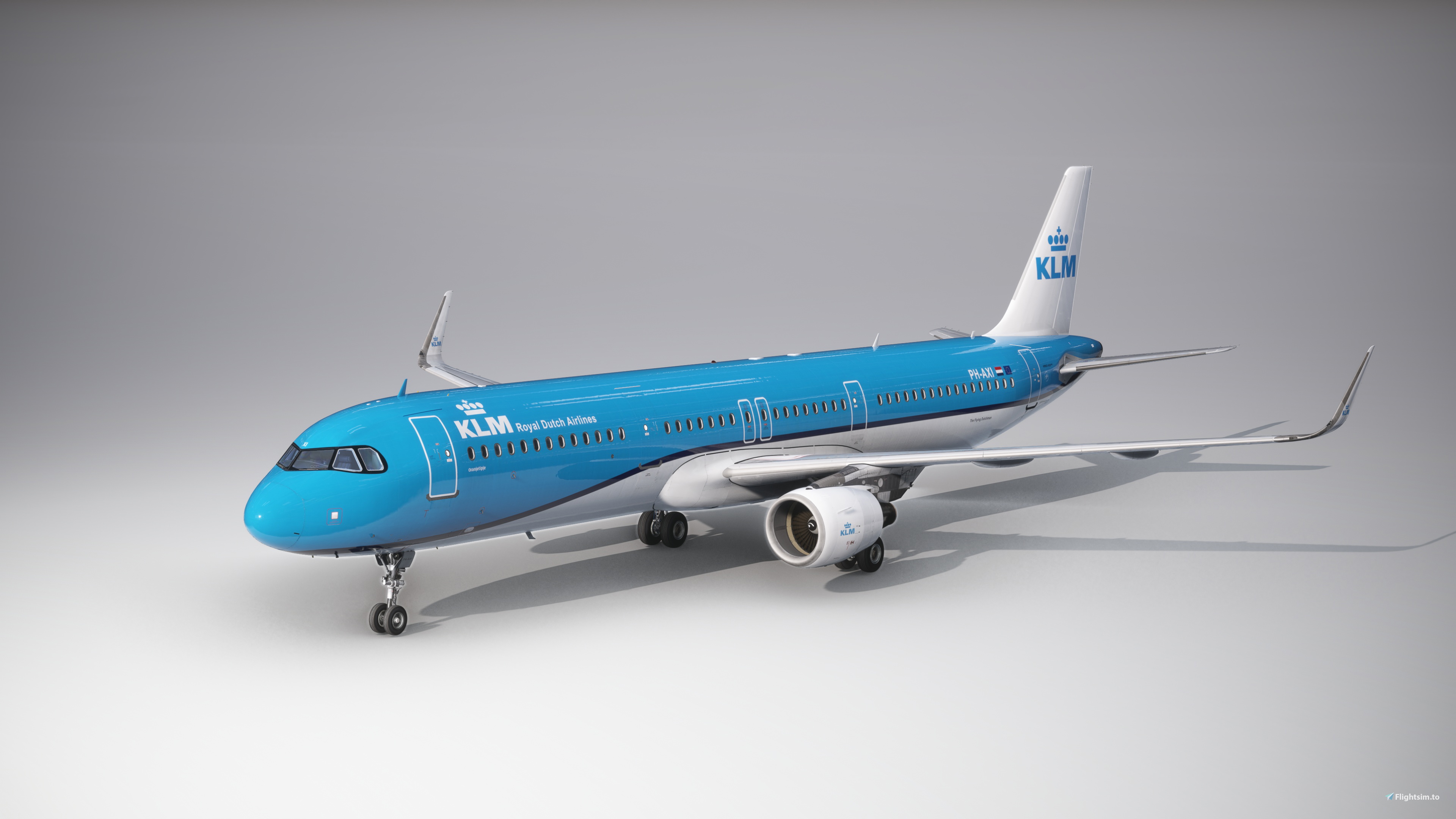 Fenix A321SL | KLM | PH-AXI | 8K/4K/2K - Aircraft Liveries for