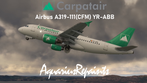 Fenix Airbus A319-112(CFM) Carpatair YR-ABB 8K Livery