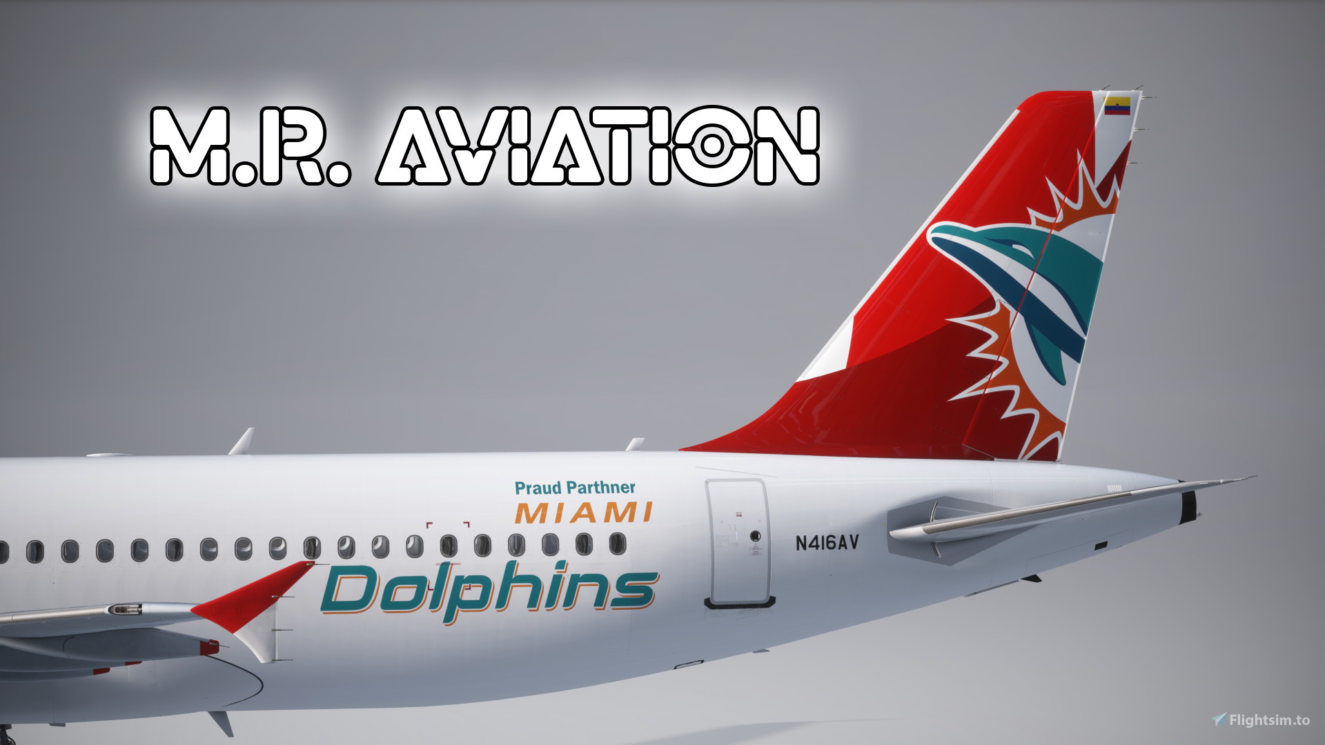 Fenix Airbus A320 | Avianca | N416AV Miami Dolphins for Microsoft