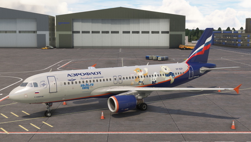 Fenix Airbus A320 Aeroflot VP-BZP (Sochi Olympic Games)