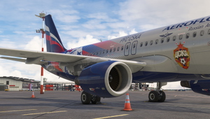 Fenix Airbus A320 Aeroflot VP-BWD CSKA thumbnail 3