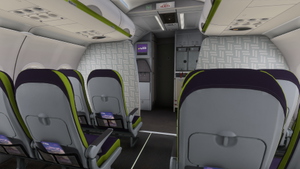 Fenix Airbus A320 flyadeal | Cabin Textures | 4K thumbnail 7