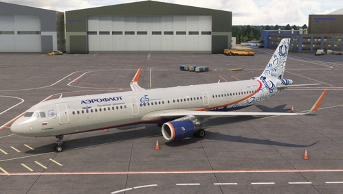 Fenix Airbus A321 Aeroflot RA-73710 "Gzhel"