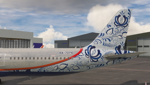 Fenix Airbus A321 Aeroflot RA-73710 "Gzhel" thumbnail 2