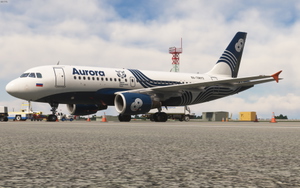 Fenix Simulation A319  Aurora Airlines RA-73673  [8K] w/Cabin thumbnail 3