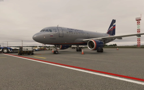 Fenix Simulation A319 Aeroflot VQ-BBD [8K] w/Cabin
