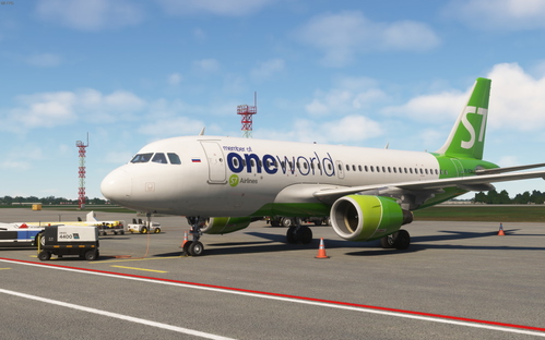 Fenix Simulation A319 S7 Airlines VQ-BQW Oneworld [8K] w/Cabin