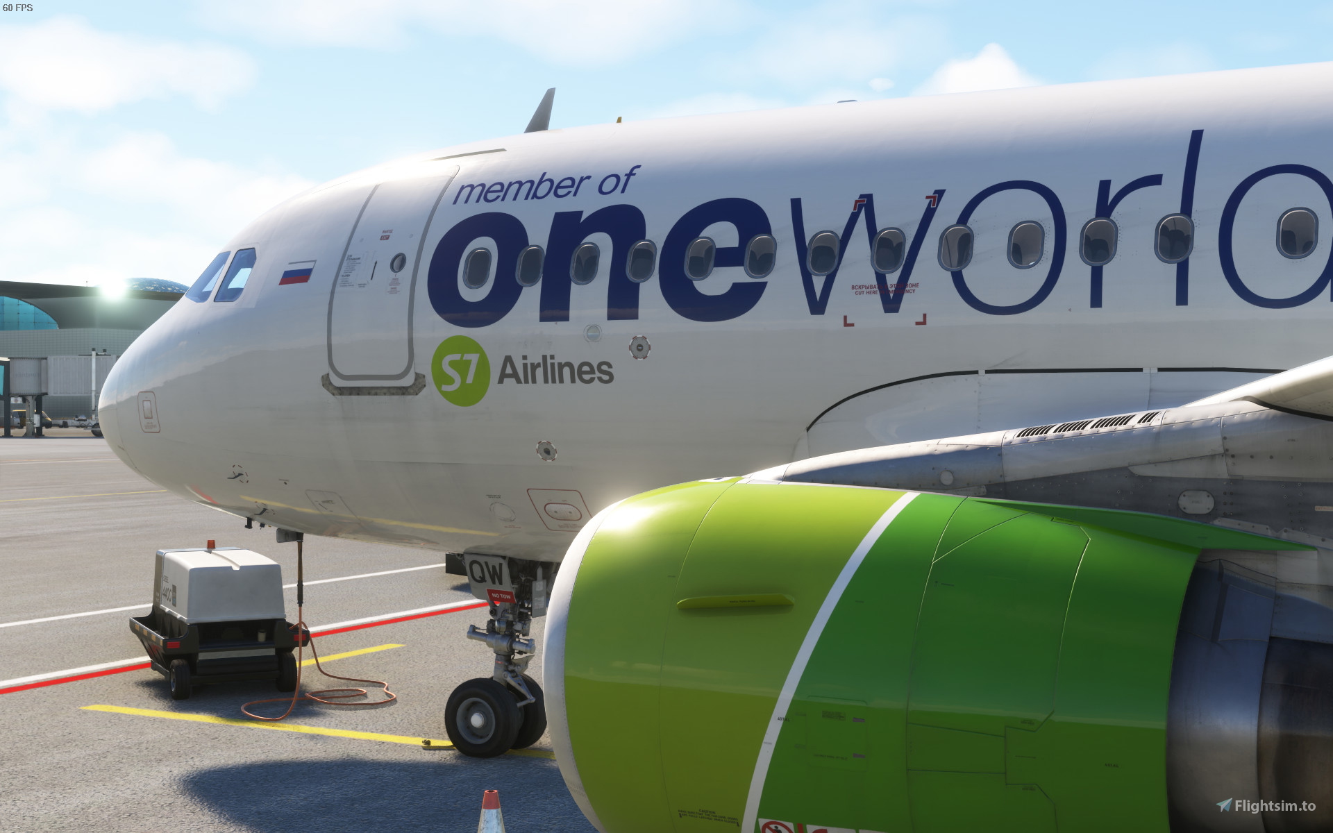 Fenix Simulation A319 S7 Airlines VQ-BQW Oneworld [8K] w