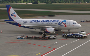 Fenix Simulation A319 Ural Airlines RA-73816 (2024) [8K] w/Cabin thumbnail 7